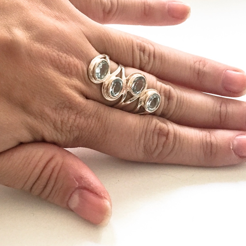 Aquamarine Ring
